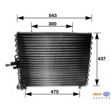 8FC 351 035-211 HELLA Конденсатор, кондиционер