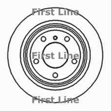 FBD1205 FIRST LINE Тормозной диск