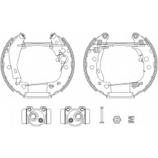 8DB 355 003-611 HELLA Комплект тормозных колодок