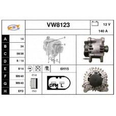 VW8123 SNRA Генератор