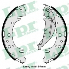 01061 LPR Комплект тормозных колодок