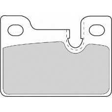 FD6335A NECTO Комплект тормозных колодок, дисковый тормоз