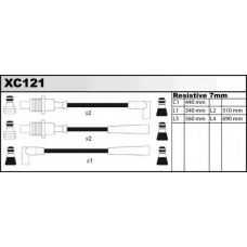 XC121 QUINTON HAZELL Комплект проводов зажигания