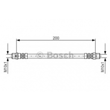 1 987 476 403 BOSCH Тормозной шланг