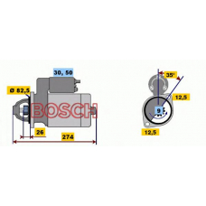 0 001 218 119 BOSCH Стартер