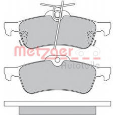 1170247 METZGER Комплект тормозных колодок, дисковый тормоз