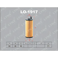 LO1917 LYNX Картридж масляного фильтра