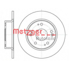 6984.00 METZGER Тормозной диск