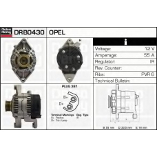 DRB0430 DELCO REMY Генератор