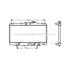 HDA2119 AVA Радиатор, охлаждение двигателя