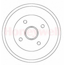 329232B BENDIX Тормозной барабан