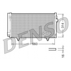 DCN36003 DENSO Конденсатор, кондиционер