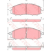 GDB3340 TRW Комплект тормозных колодок, дисковый тормоз