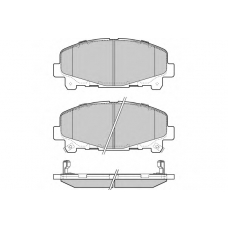 12-1373 E.T.F. Комплект тормозных колодок, дисковый тормоз