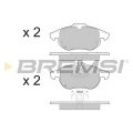 BP3402 BREMSI Комплект тормозных колодок, дисковый тормоз