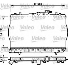 732488 VALEO Радиатор, охлаждение двигателя