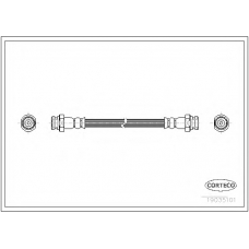 19035101 CORTECO Тормозной шланг