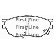 FBP3446 FIRST LINE Комплект тормозных колодок, дисковый тормоз
