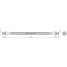 VBJ317 MOTAQUIP Тормозной шланг