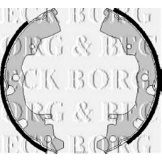 BBS6144 BORG & BECK Комплект тормозных колодок