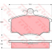 GDB628 TRW Комплект тормозных колодок, дисковый тормоз