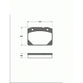 1501222307 S.b.s. Комплект тормозных колодок, дисковый тормоз