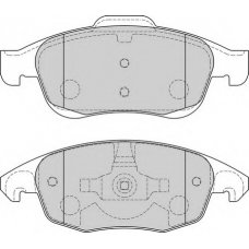 DBP341971 DURON Комплект тормозных колодок, дисковый тормоз