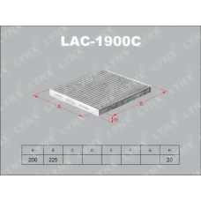 LAC1900C LYNX Фильтр салона