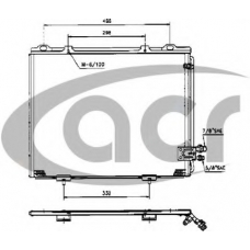 300271 ACR Конденсатор, кондиционер