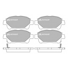 LVXL1713 MOTAQUIP Комплект тормозных колодок, дисковый тормоз