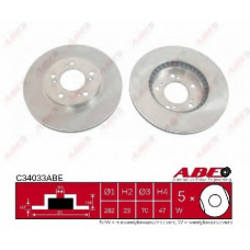 C34033ABE ABE Тормозной диск