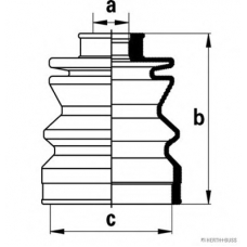 J2868000 HERTH+BUSS JAKOPARTS Комплект пылника, приводной вал