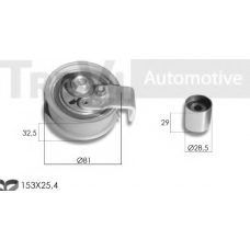 KD1058 TREVI AUTOMOTIVE Комплект ремня ГРМ