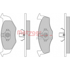 1170023 METZGER Комплект тормозных колодок, дисковый тормоз