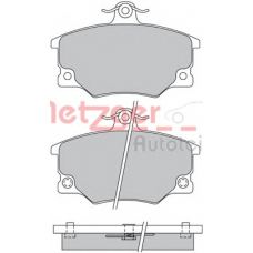 1170513 METZGER Комплект тормозных колодок, дисковый тормоз