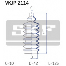 VKJP 2114 SKF Комплект пылника, рулевое управление