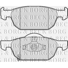 BBP2076 BORG & BECK Комплект тормозных колодок, дисковый тормоз