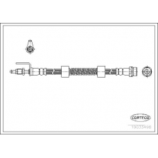 19033498 CORTECO Тормозной шланг