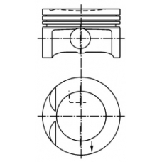 99438600 KOLBENSCHMIDT Поршень