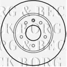 BBD5141 BORG & BECK Тормозной диск