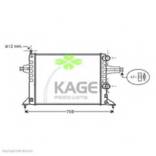 31-0800 KAGER Радиатор, охлаждение двигателя