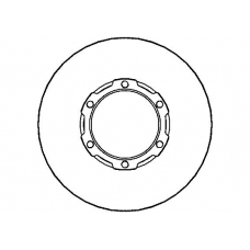 NBD 122 NATIONAL Тормозной диск