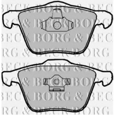 BBP1928 BORG & BECK Комплект тормозных колодок, дисковый тормоз