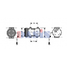 853180N AKS DASIS Компрессор, кондиционер