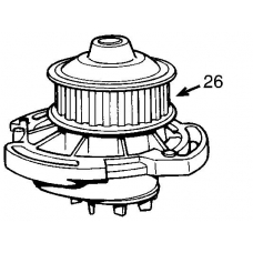 VKPC 81200 SKF Водяной насос