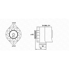 943356697010 MAGNETI MARELLI Генератор