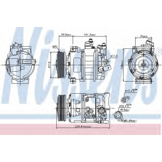 890396 NISSENS Компрессор, кондиционер