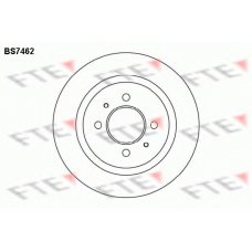 BS7462 FTE Тормозной диск