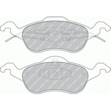 FDB1318B FERODO Комплект тормозных колодок, дисковый тормоз