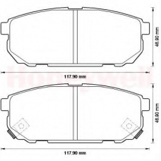 572549B BENDIX Комплект тормозных колодок, дисковый тормоз